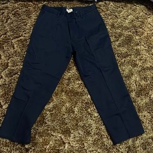 Men’s dockers navy blue dress khakis. 36x29. Classic fit